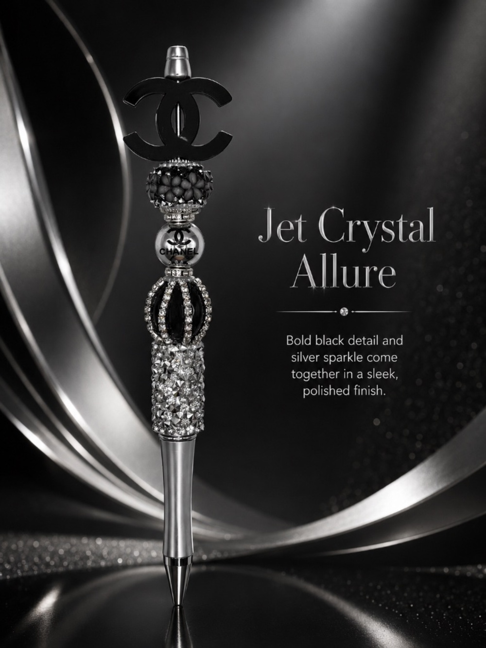 Jet Crystal Allure Pen